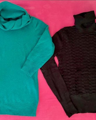 2 MAGLIONI DONNA IN LANA