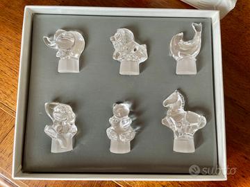 Segnaposto a tavola in cristallo