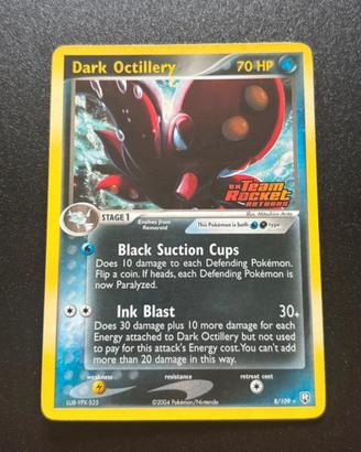 Dark octillery stamped holo 8/109, ENG. Exc+