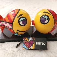 Rara opera "bacio di pesci" di Romero Britto