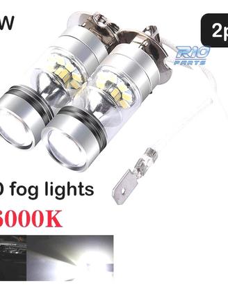 KIT DI LAMPADE ANTIABBAGLIANTI A LED H1 100W CANBU
