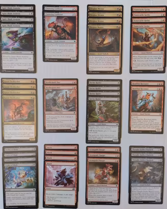 Deck Lizard Burn Peasant Unc Radkos Magic MTG