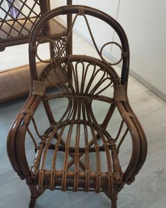 Seggiolina in rattan