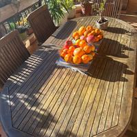 Tavolo da giardino e sedie