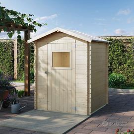 Casetta in legno Carmine 1,5x1,5 M con porta singo