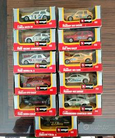 Lotto 11xBburago  11/43 RALLY CORSA vintage 