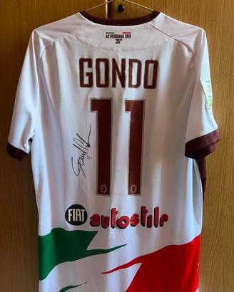 Maglia giocata Gondo firmata Reggiana MATCH WORN