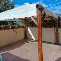 gazebo in canna di bambù,