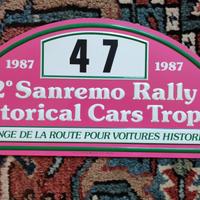 Targa Rally Sanremo storico 1987