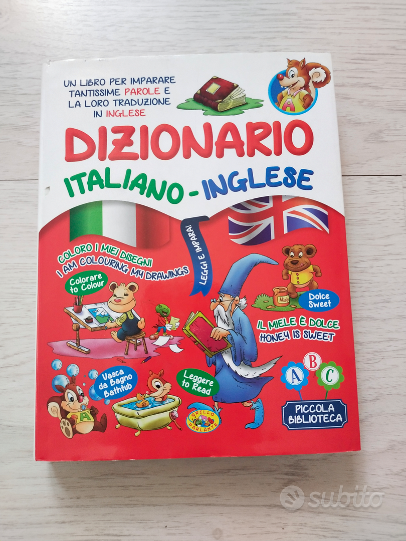 Dizionario italiano-inglese per bambini con disegni