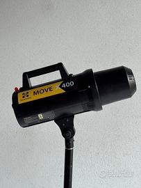2 Luce flash quadralite move x 400w