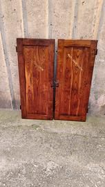 finestre rustiche in legno