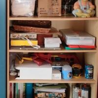 Libreria , con cassettiera doppia