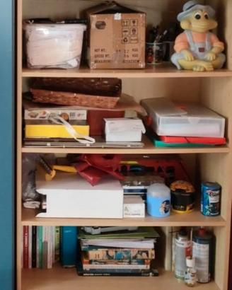 Libreria , con cassettiera doppia