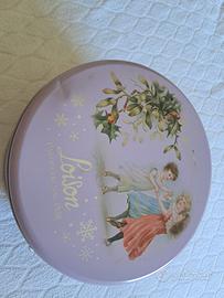 loison scatola rotonda  in latta panettone panetto