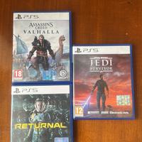 Returnal+ A.creed valhall + Star wars