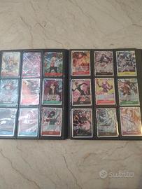 lotto di carte One pice più album
