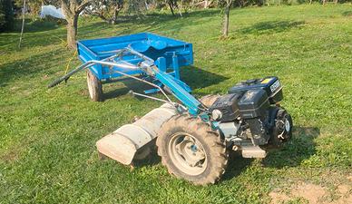 Motocoltivatore Subaru con carretto e accessori
