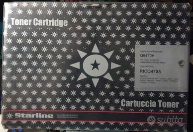 2 toner Starline nero 1 magenta per stampanti Hp