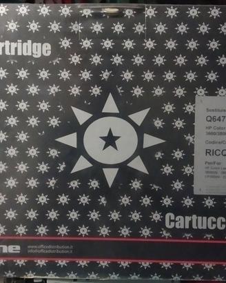 2 toner Starline nero 1 magenta per stampanti Hp