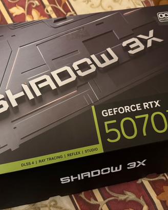 MSI RTX 5070 TI Shadow 3X OC nuova, garanzia
