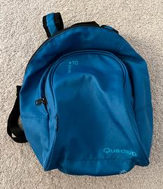 Zaino Quechua blu piccolo 10 litri