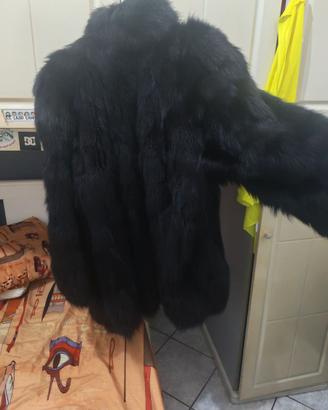 Pelliccia in volpe nera