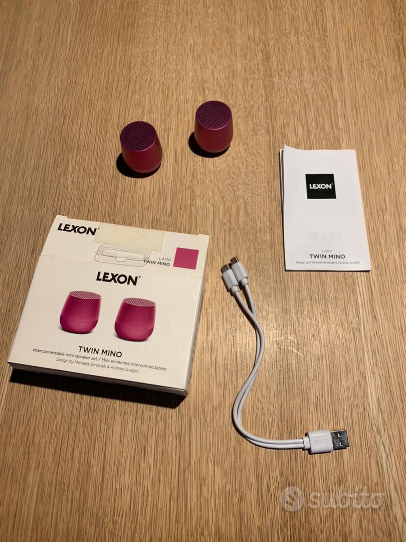 Speaker bluetooth Lexon Twin Mino - Audio/Video In vendita a Udine