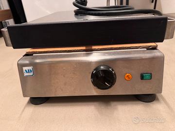 Piastra liscia professionale inox panini