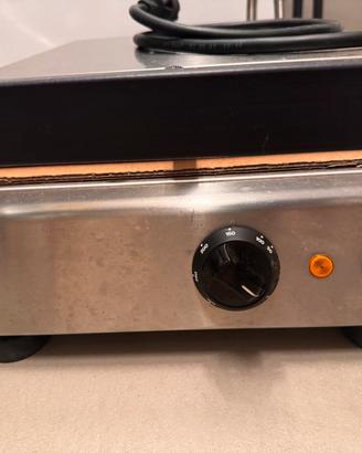 Piastra liscia professionale inox panini
