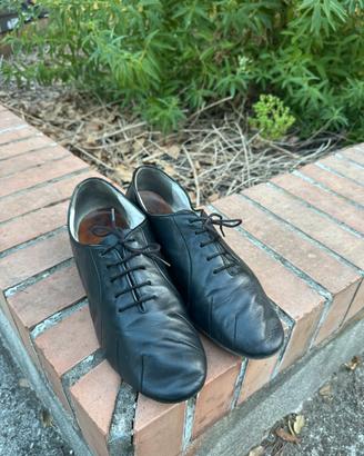 Scarpe da tango argentino sartoriali in pelle