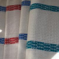 6 Canovacci misto lino con inserto da ricamare