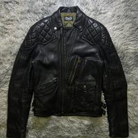 Giacca Dolce & Gabbana Quilted in pelle Nera M