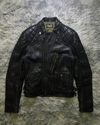 Giacca Dolce & Gabbana Quilted in pelle Nera M