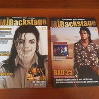Blocco 2 riviste MJ Backstage Michael Jackson