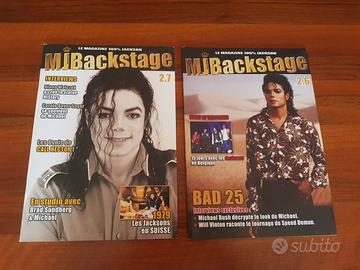 Blocco 2 riviste MJ Backstage Michael Jackson