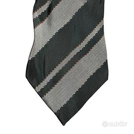 Cravatta Vintage Regimental a Trama Strutturata