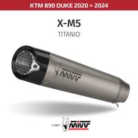 MIVV X-M5 TITANIO ktm duke 890