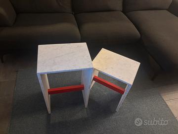 Tavolo in marmo, tavolo design, sgabelli