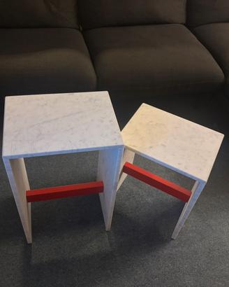 Tavolo in marmo, tavolo design, sgabelli