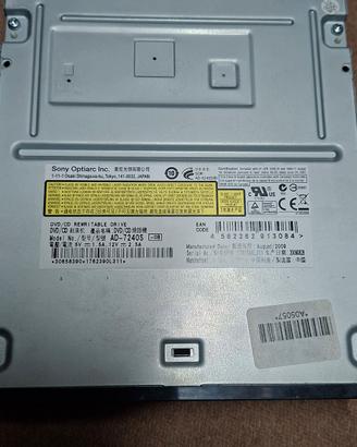 Lettore Dvd Sony sata x pc
