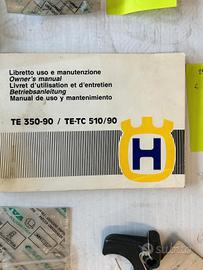 libretto uso e manutenzione Husqvarna te 350-90 te