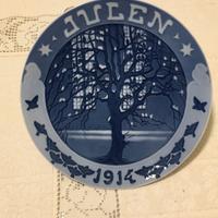 Piatto di Natale Royal Copenhagen 1914