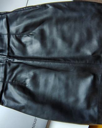 Gonna in ecopelle Zara