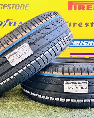 X2: Estive 195/55R16 87W -BRIDGESTONE- al 80%