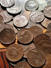 Lotto 90 monete 1 e 2 centesimi 1861 - 1918