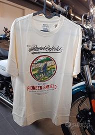 Royal Enfield T-Shirt Pioneer White Taglia M ed L