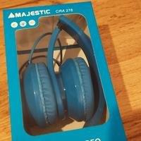Cuffie stereo Majestic CRA 276 "blu napoli"
