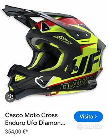 Casco motocross enduro Ufo Diamond TG L