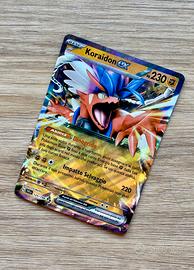 Carta Pokemon originale rara Koraidon Ex 125/198